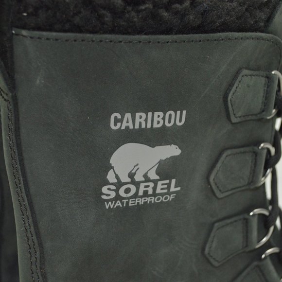 Sorel Men's Caribou Waterproof Snow Rain Boots 9 - Picture 4 of 9